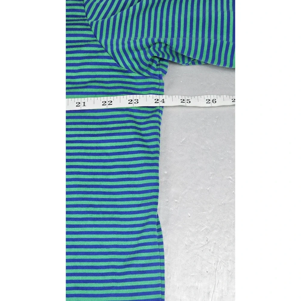 VTG Polo Golf Ralph Lauren Polo Shirt Mens XL Green Blue Stripe Milburn CC